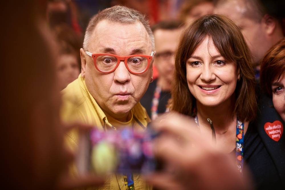 Jurek Owsiak z Mają Ostaszewską (Fot. Fot. Szymon Aksienionek/REPORTER/ EastNews)