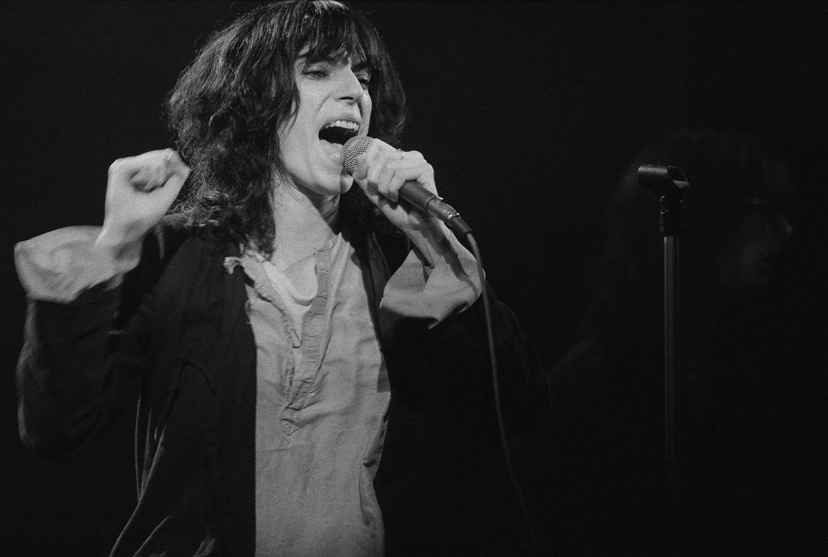 Patti Smith podczas koncertu