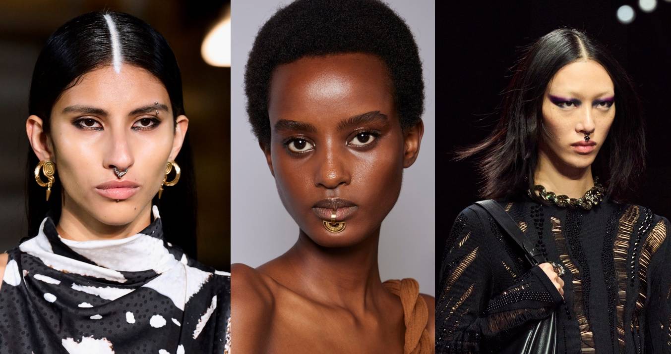 Prabal Gurung jesień-zima 2023, Balmain wiosna-lato 2023, Versace wiosna-lato 2023 /(Fot. Imax Tree)