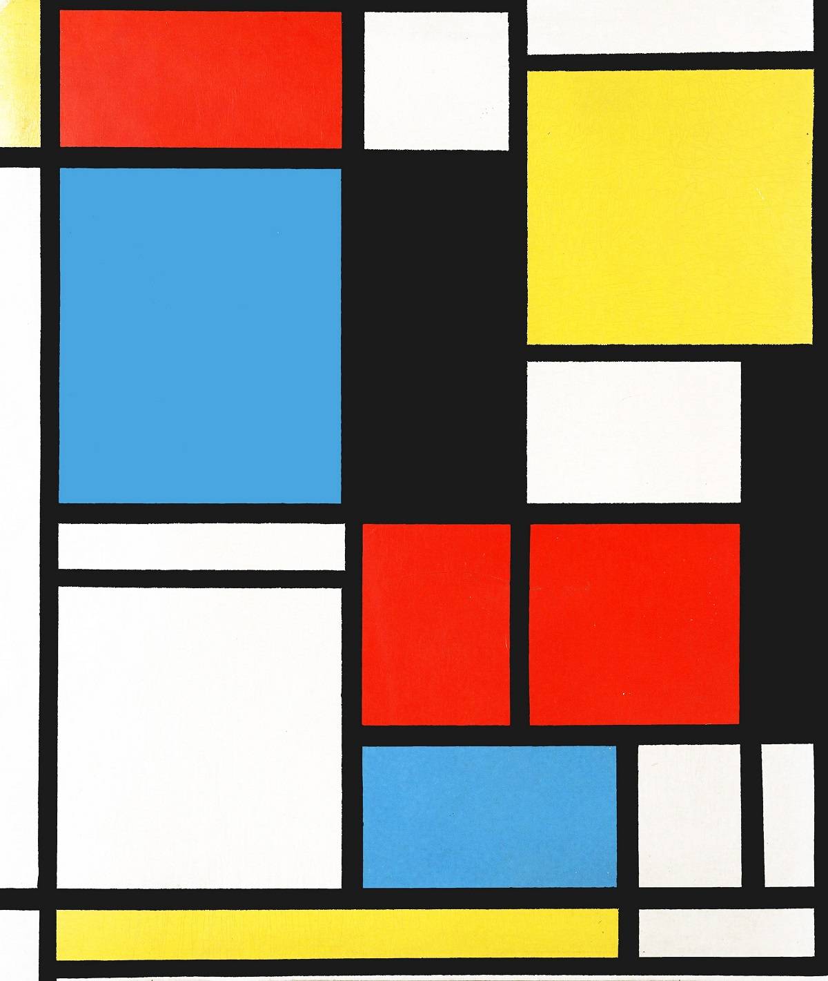 Composition in blue, red and yellow 1921