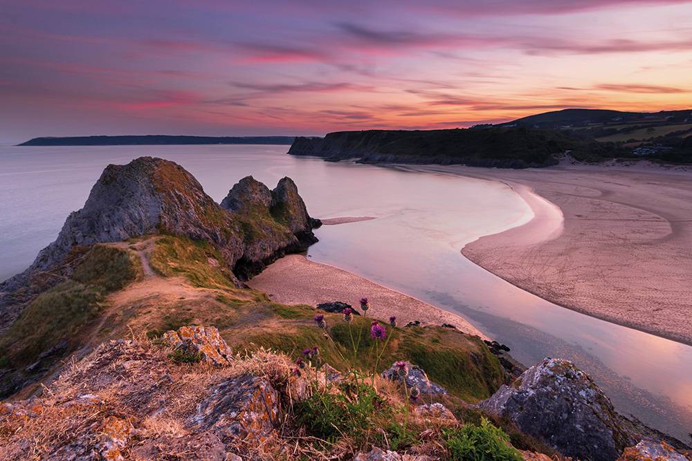 Three Cliffs Bay