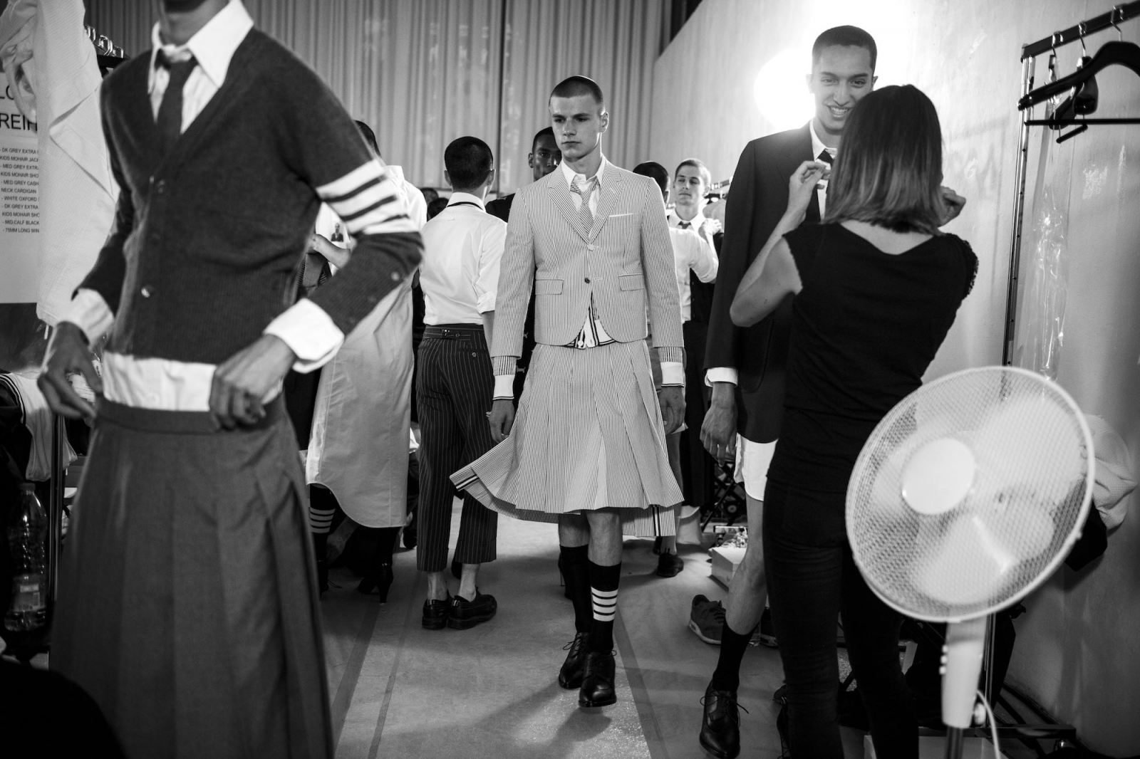 Thom Browne, sezon wiosna-lato 2018 (Fot. Julien de Rosa, Getty Images)