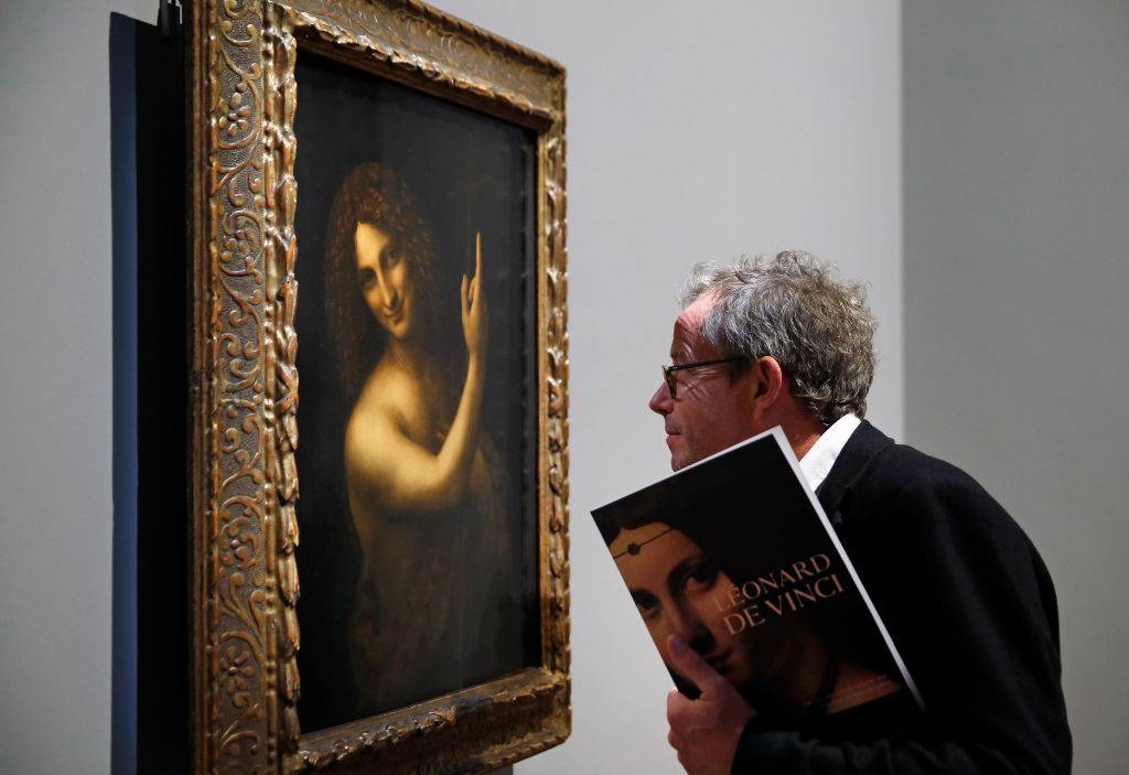 Jan Chrzciciel (obraz Leonarda da Vinci) (Fot. Getty Images)