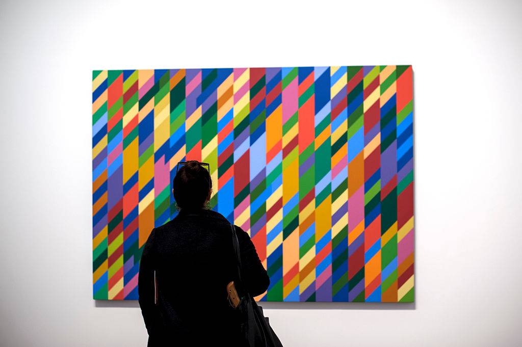 Obraz Bridget Riley (Fot. Getty Images)