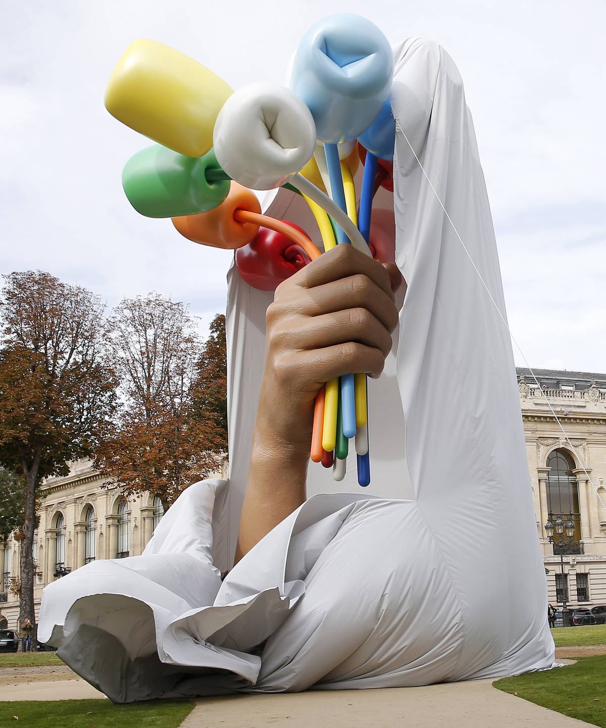 Rzeźba Jeffa Koonsa  (Fot. Getty Images)