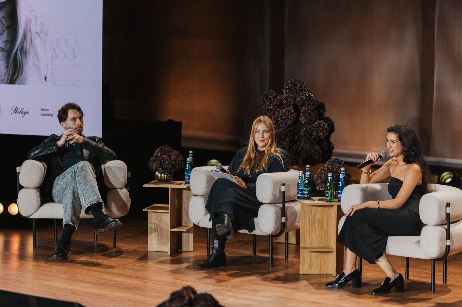 Konferencja BFES 2023: Alec Leach, Ina Lekiewicz Levy, Aditi Mayer / (Fot. Marcin Kontraktewicz)