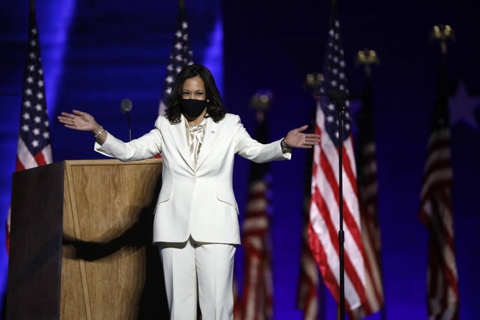 Kamala Harris (Fot. Carolyn Cole / Los Angeles Times via Getty Images)