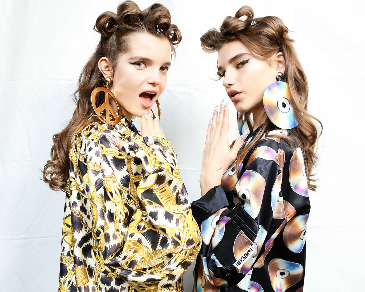 Modelki za kulisami pokazu Moschino [tv] H&M w Nowym Jorku (Fot. Materiały prasowe H&M)