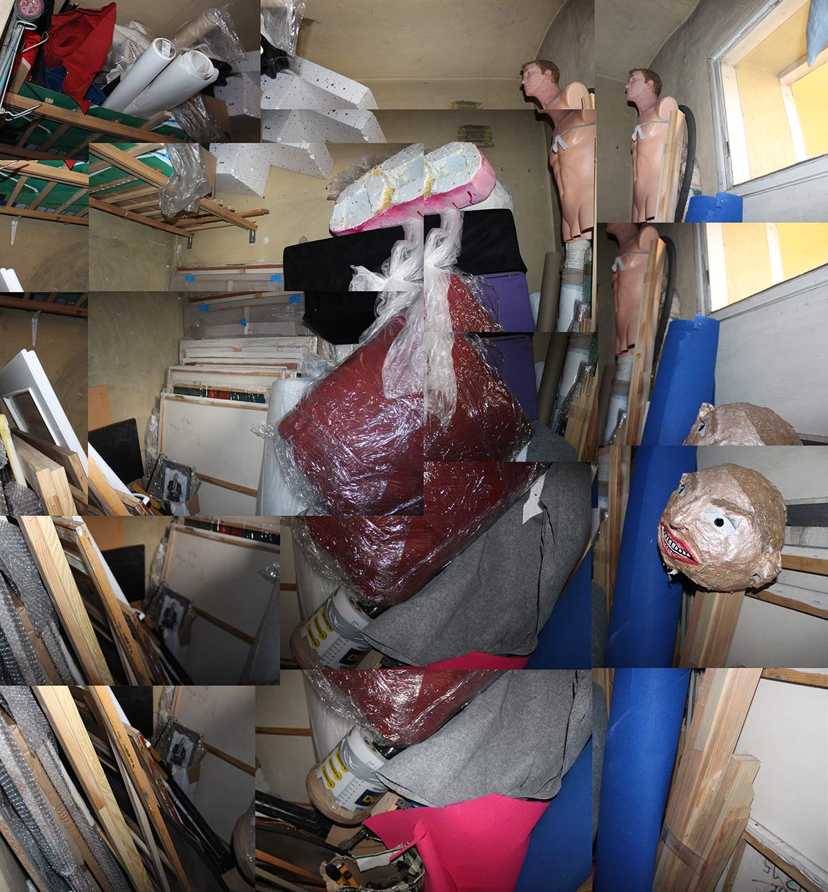 Cyryl Polaczek, Storage, 2018, fotomontaż, (Fot.dzięki uprzejmości Galerii Potencja)
