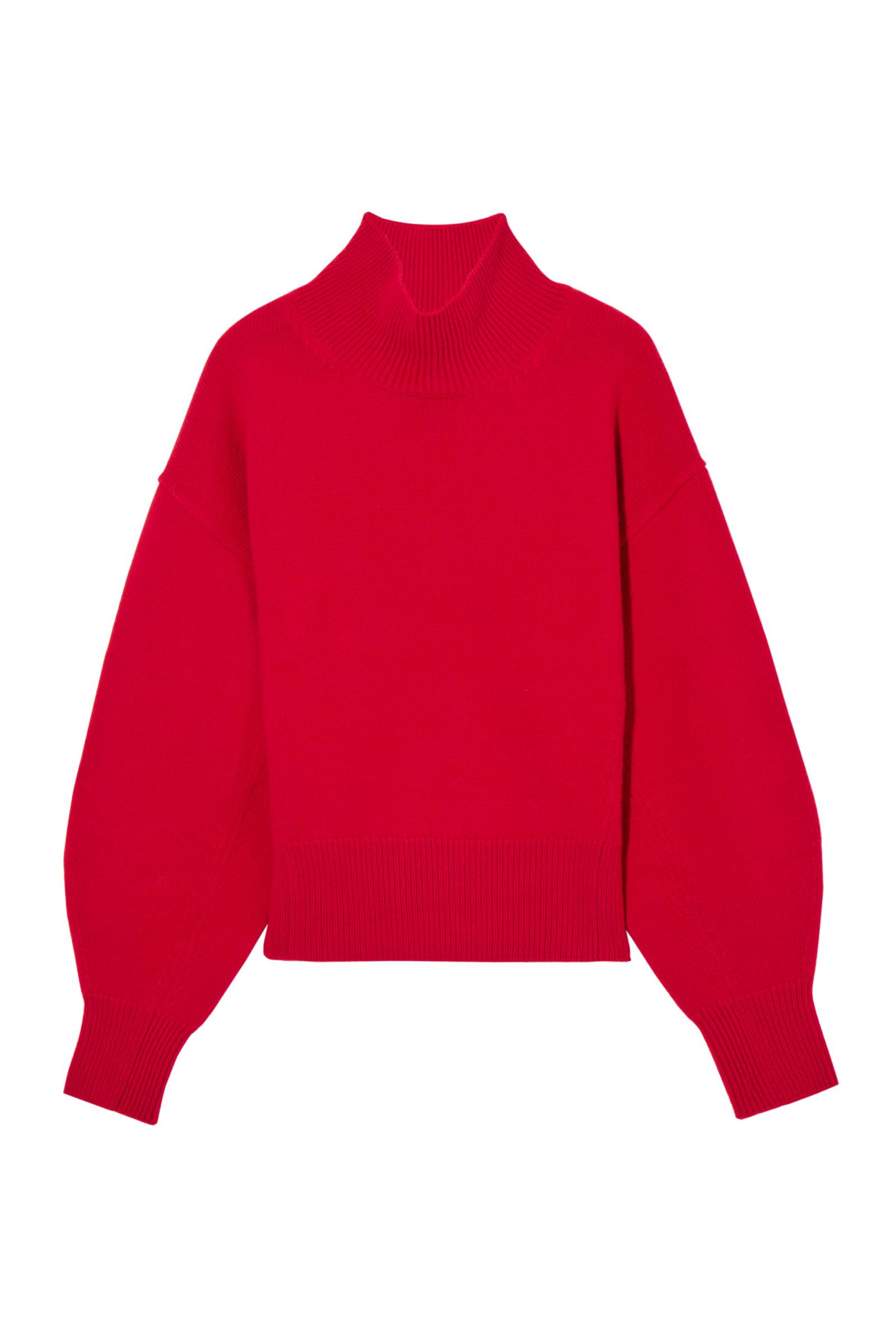 Czerwony sweter COS (Fot. Materiały prasowe)