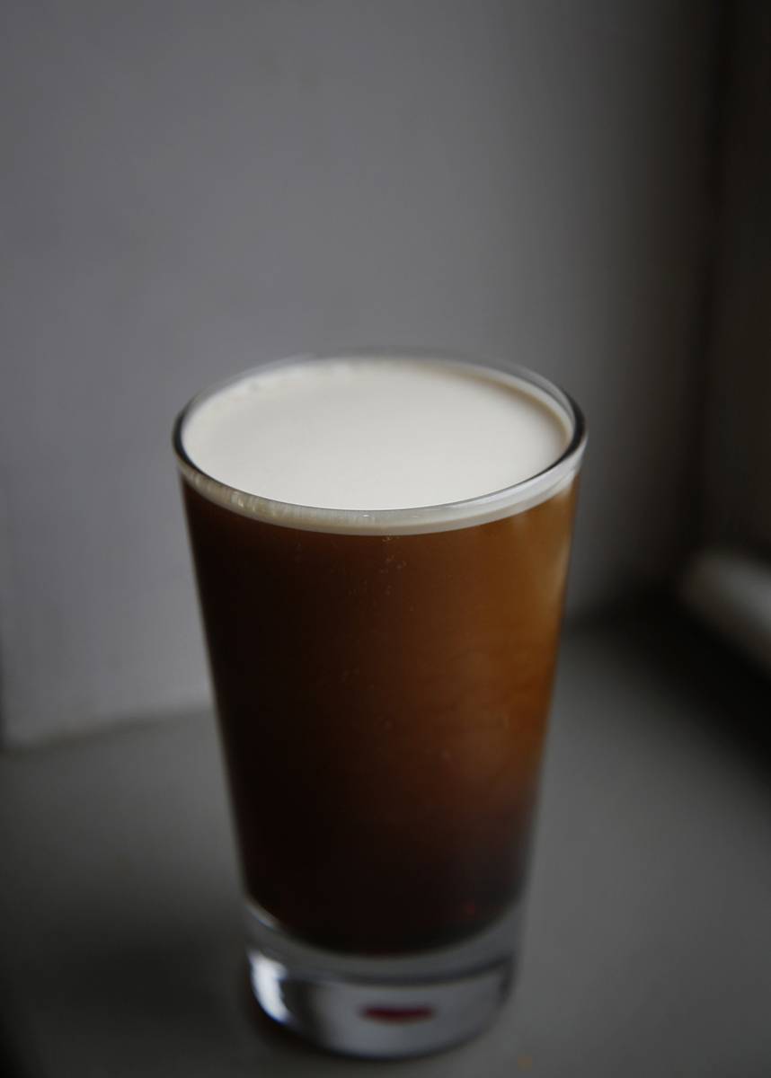 Nitro cold brew coffee