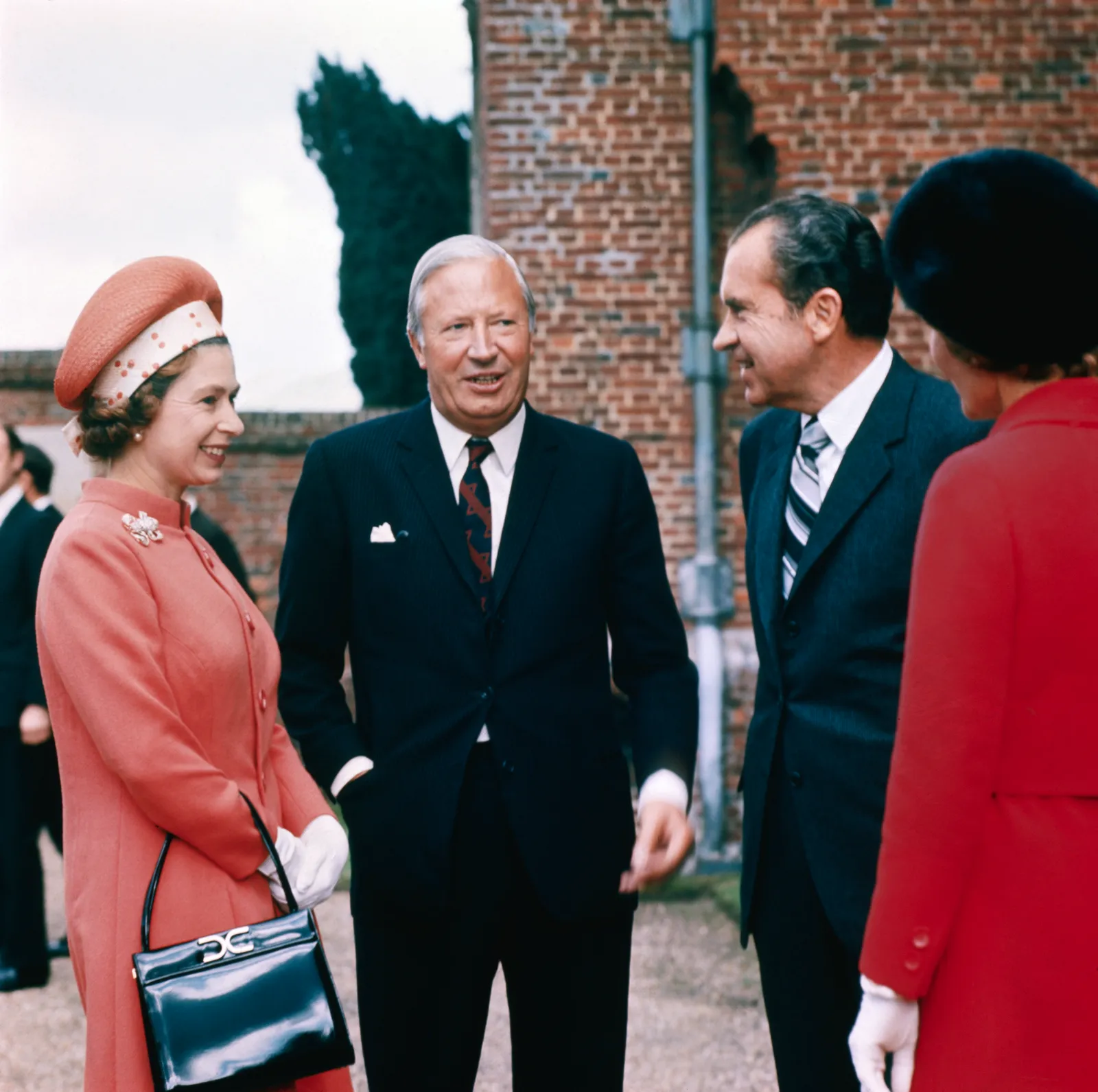 W 1970 r. z torbą Launer na spotkaniu z prezydentem Nixonem (Fot. Getty Images)