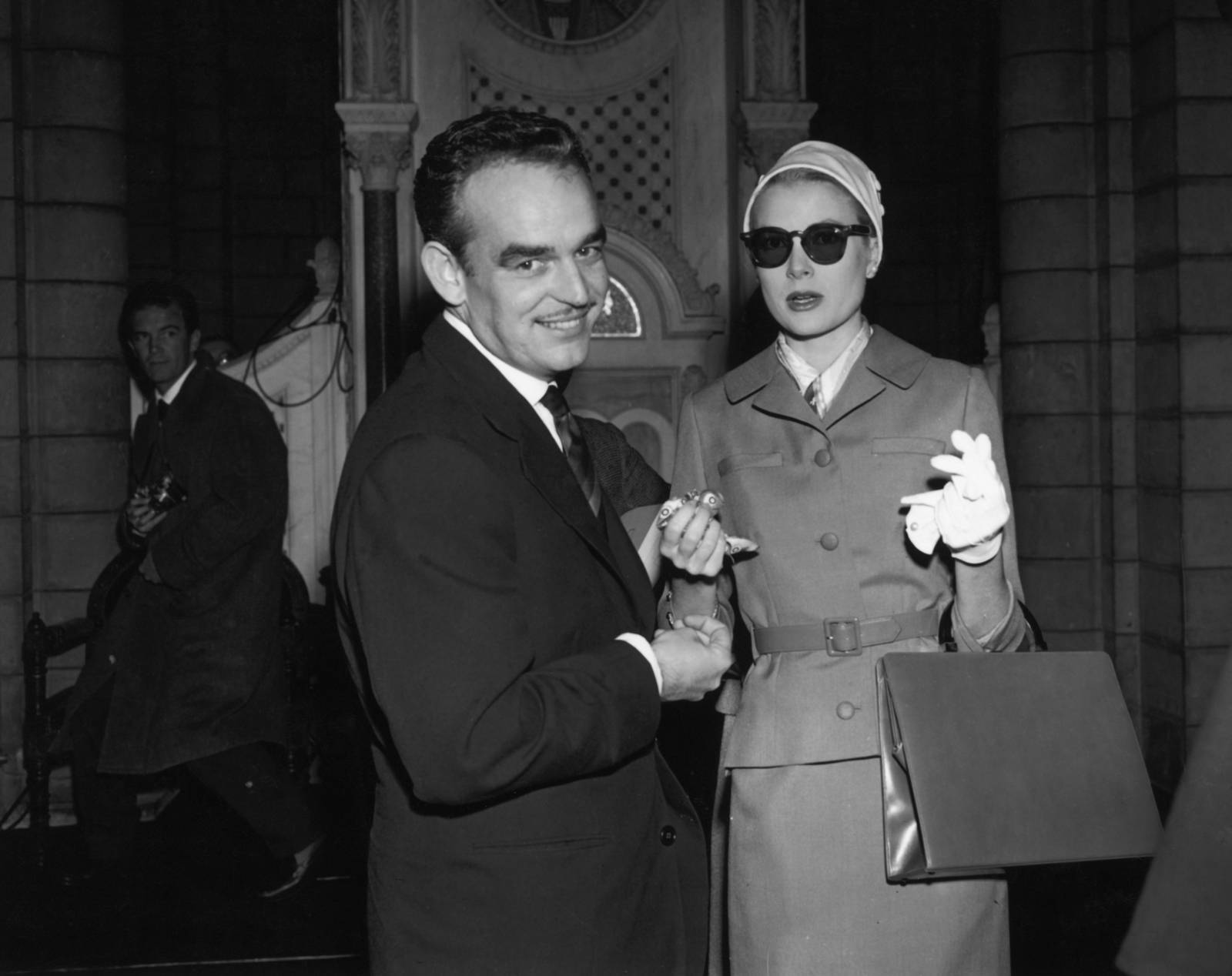 Przed swoim ślubem w 1956 r. / Fot. Getty Images