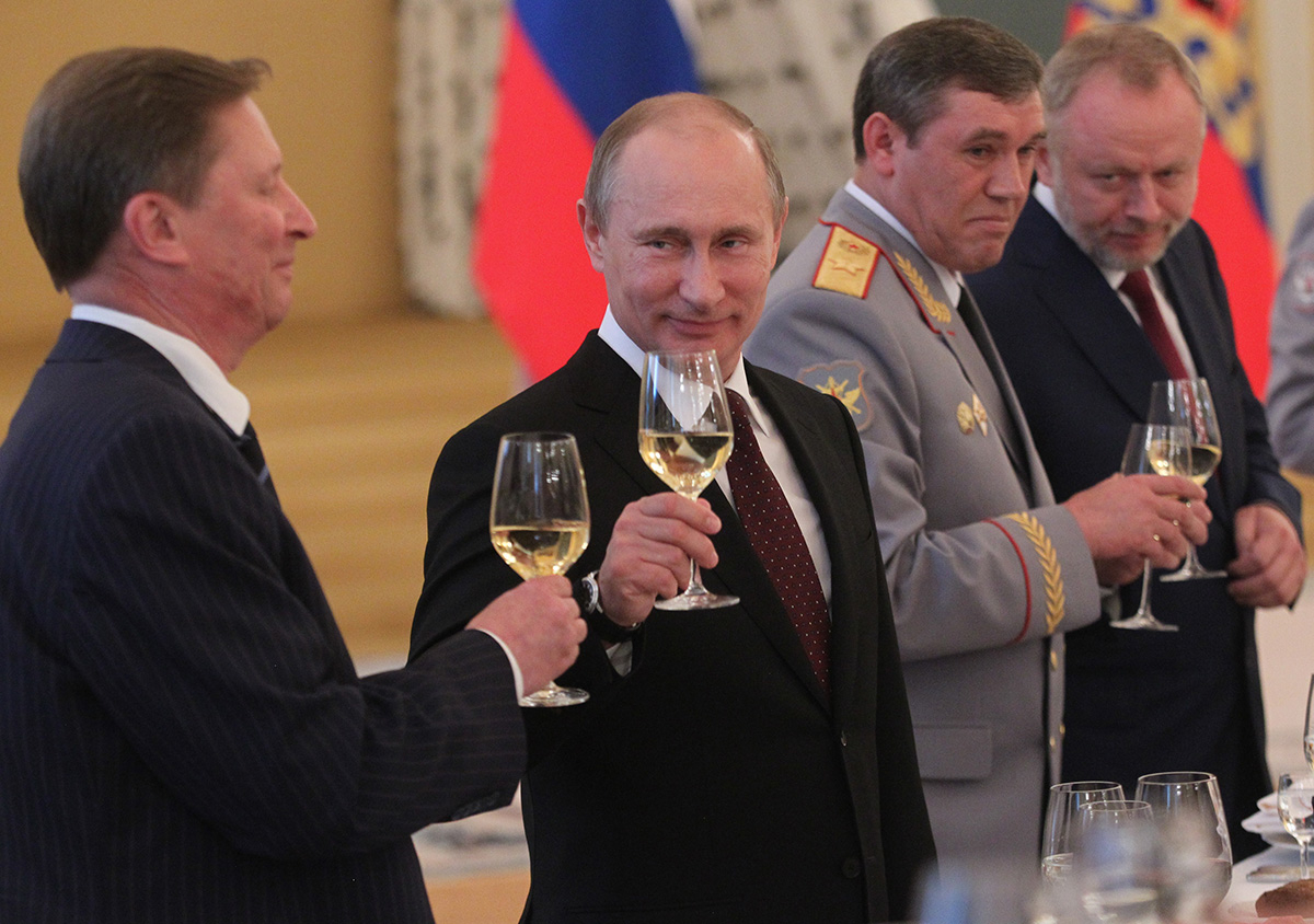 Władimir Putin i gen. Walerij Gierasimow