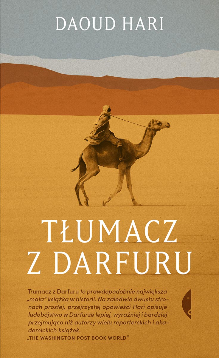Okładka książki „Tłumacz z Darfuru” (Fot. Materiały prasowe wydawnictwa Czarne)