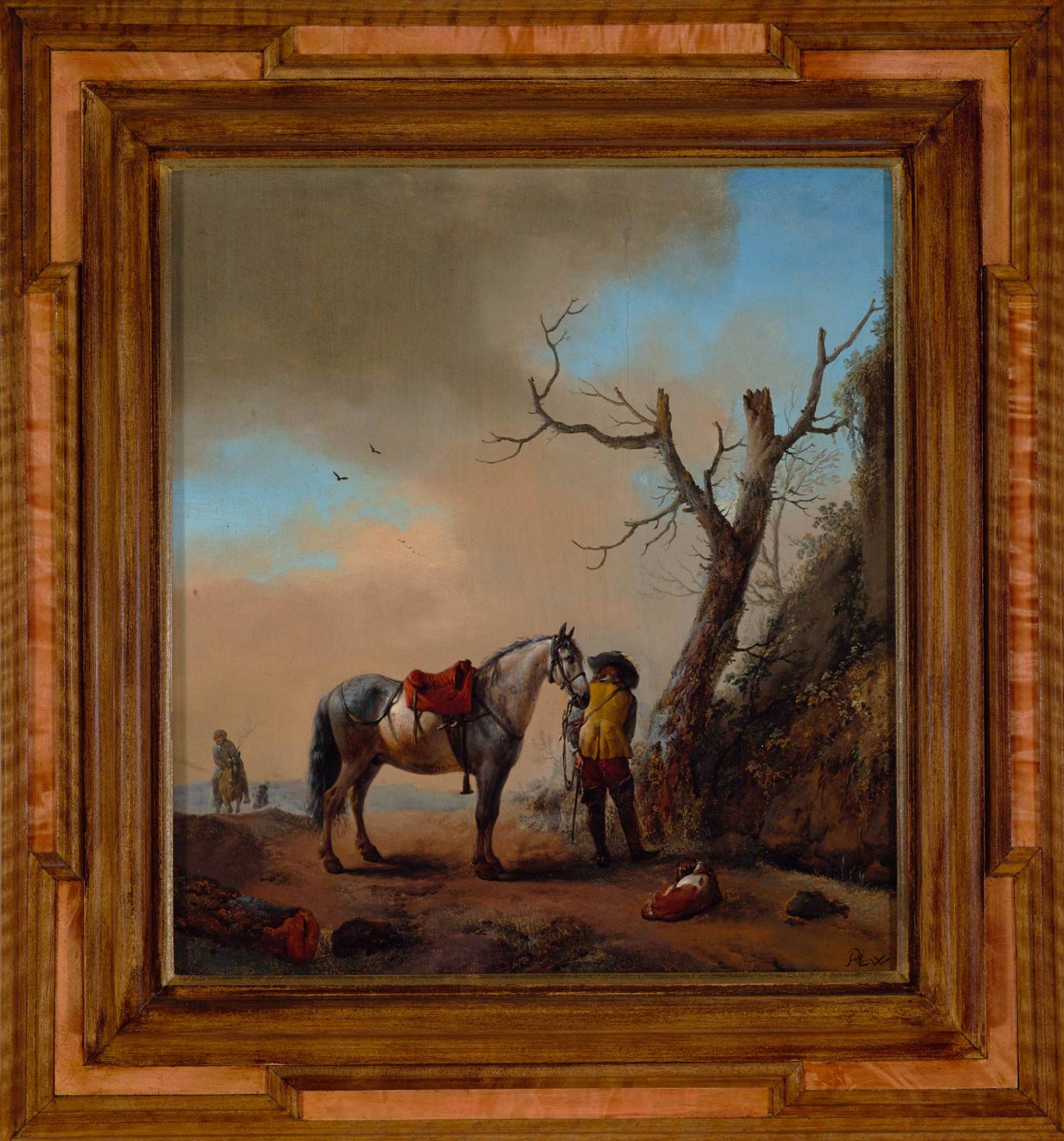 Philips Wouwerman,„Siwy koń i żołnierz” (Fot. Materiały prasowe)