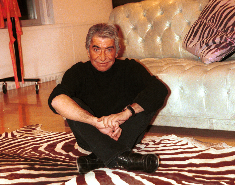 Roberto Cavalli w swoim nowojorskim showroomie (Fot. Arnaldo Magnani, Getty Images)