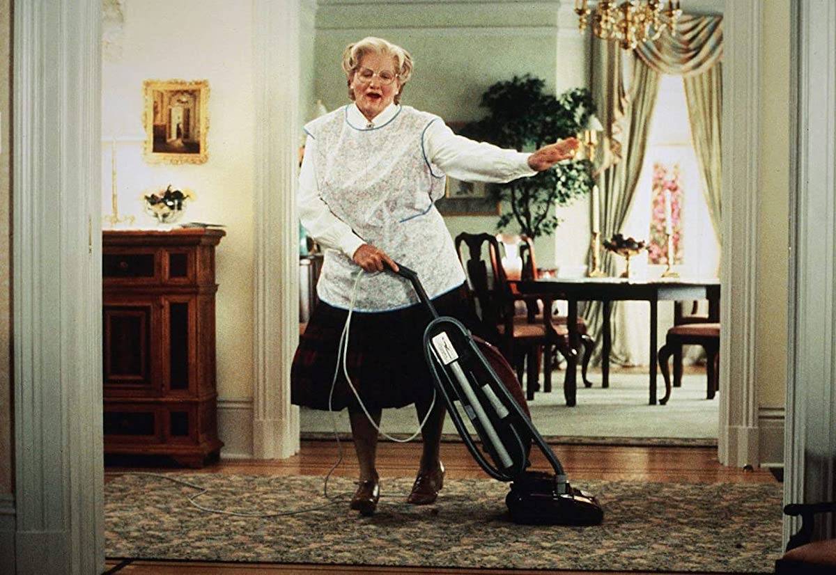 W filmie Pani Doubtfire (Fot. materiały prasowe)