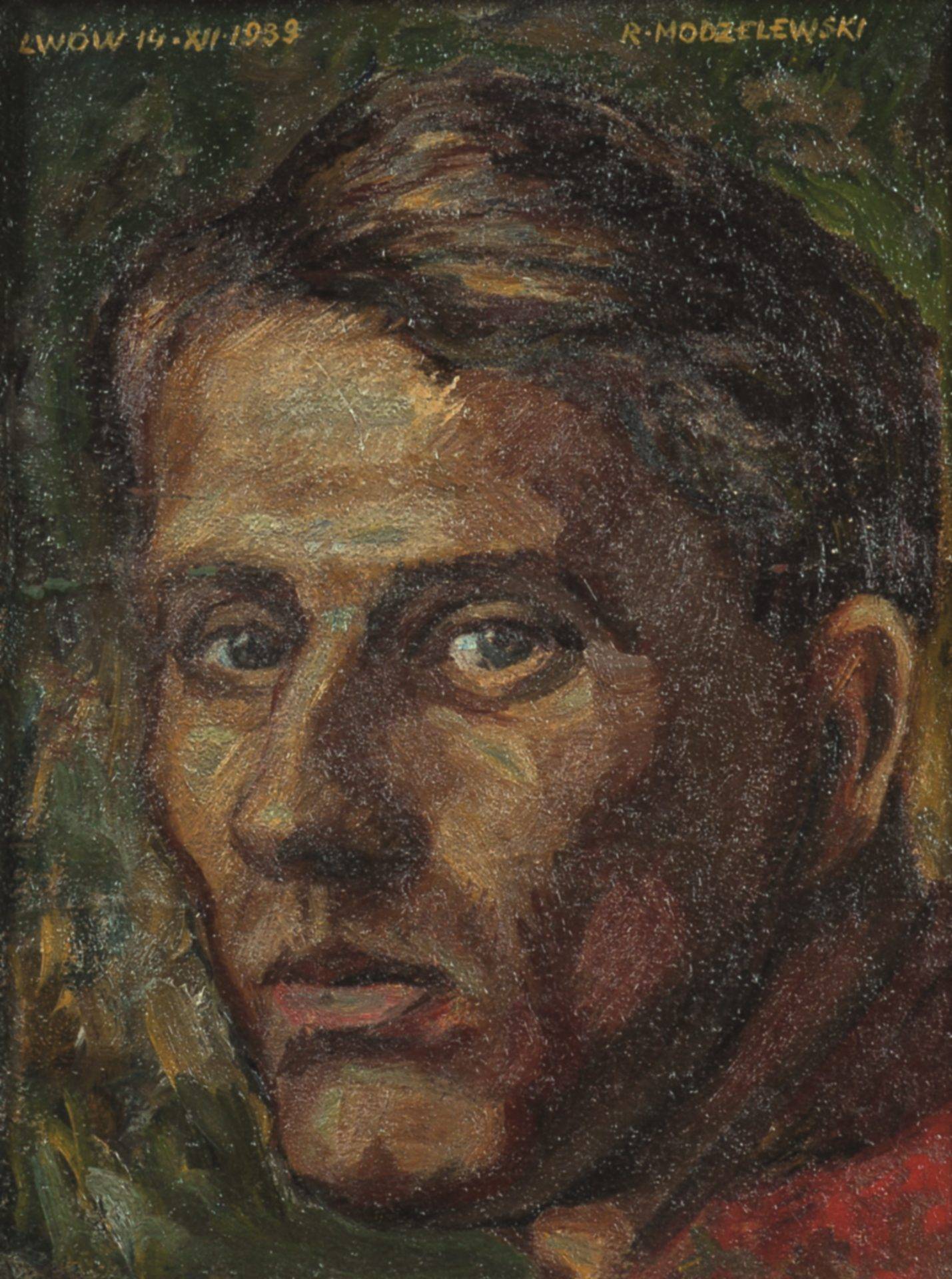 Autoportret 1939 r. /(Fot. Zdjęcie z kolekcji Wery Modzelewskiej i Fundacji im. Romana Modzelewskiego)