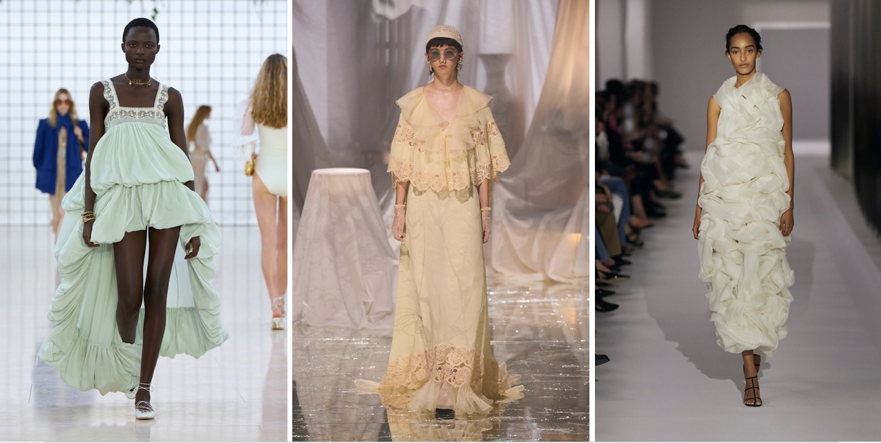 Chloe, Valentino, Khaite / Fot. Spotlight. Launchmetrics