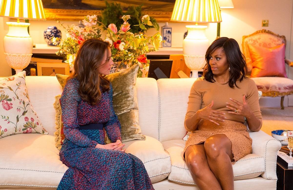 Księżna Kate i Michelle Obama w Kensington Palace