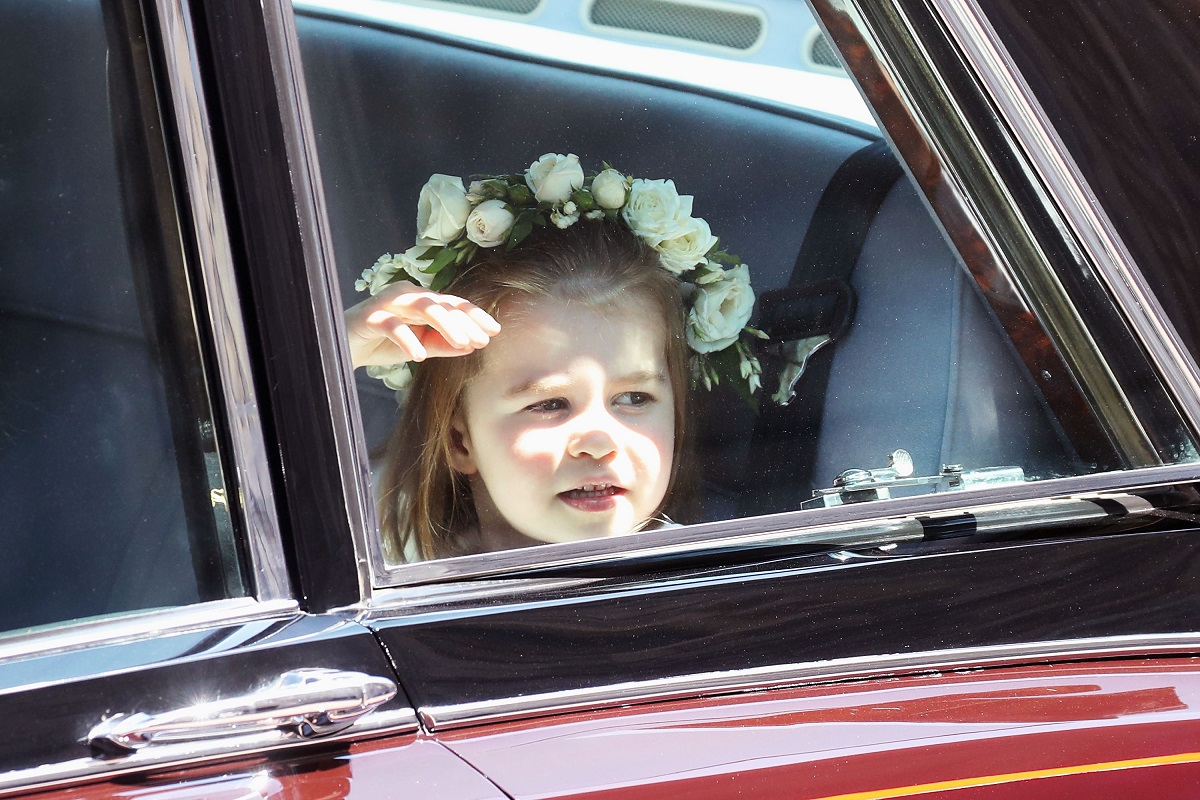 Księżniczka Charlotte w drodze do katedry św. Jerzego