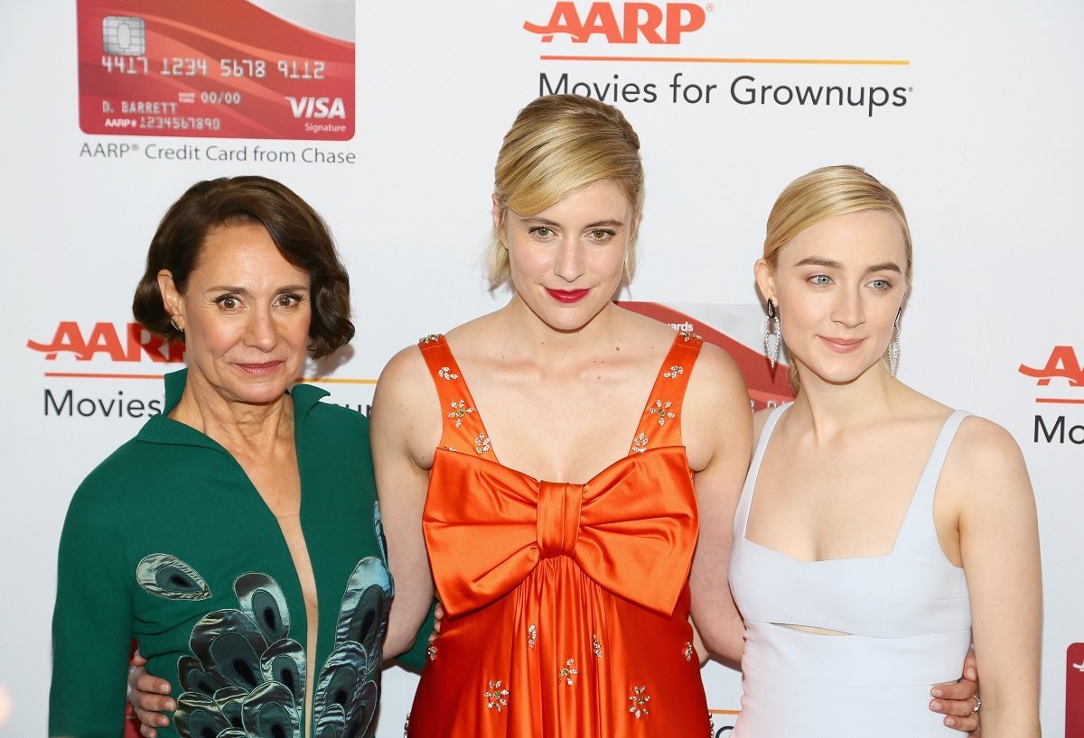 Laurie Metcalf, Greta Gerwig i Saoirse Ronan na gali AARP