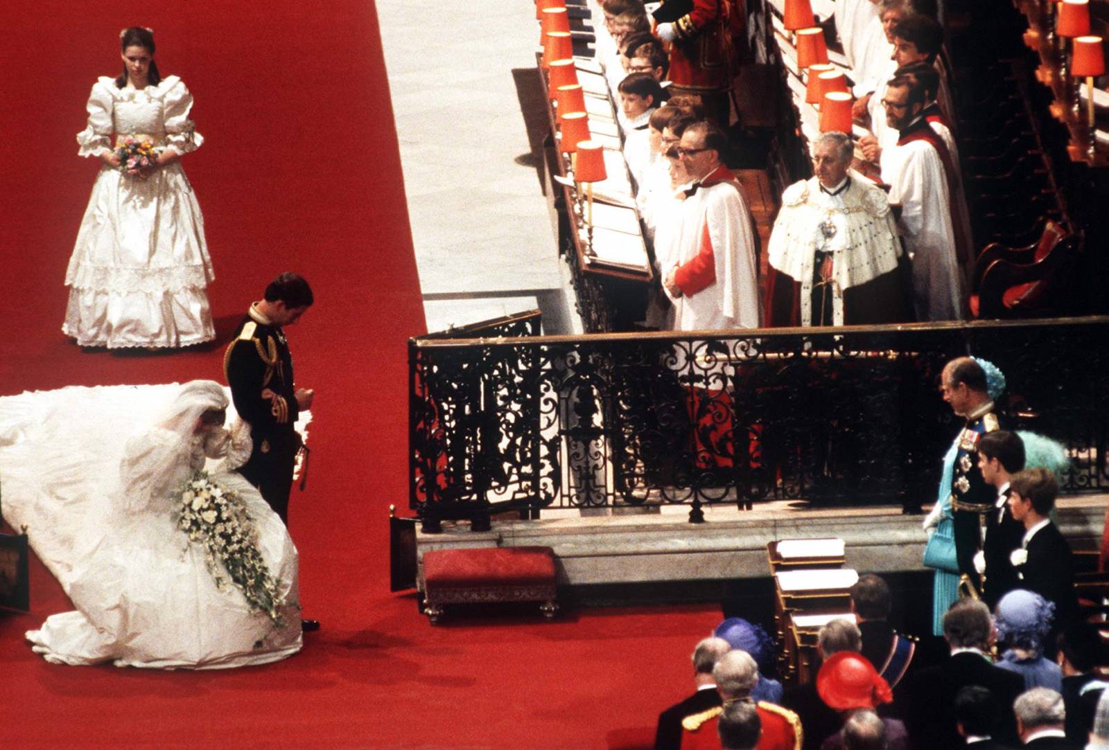 Jako druhna na ślubie Diany i Karola (Fot. Tim Graham Photo Library , Getty Images)