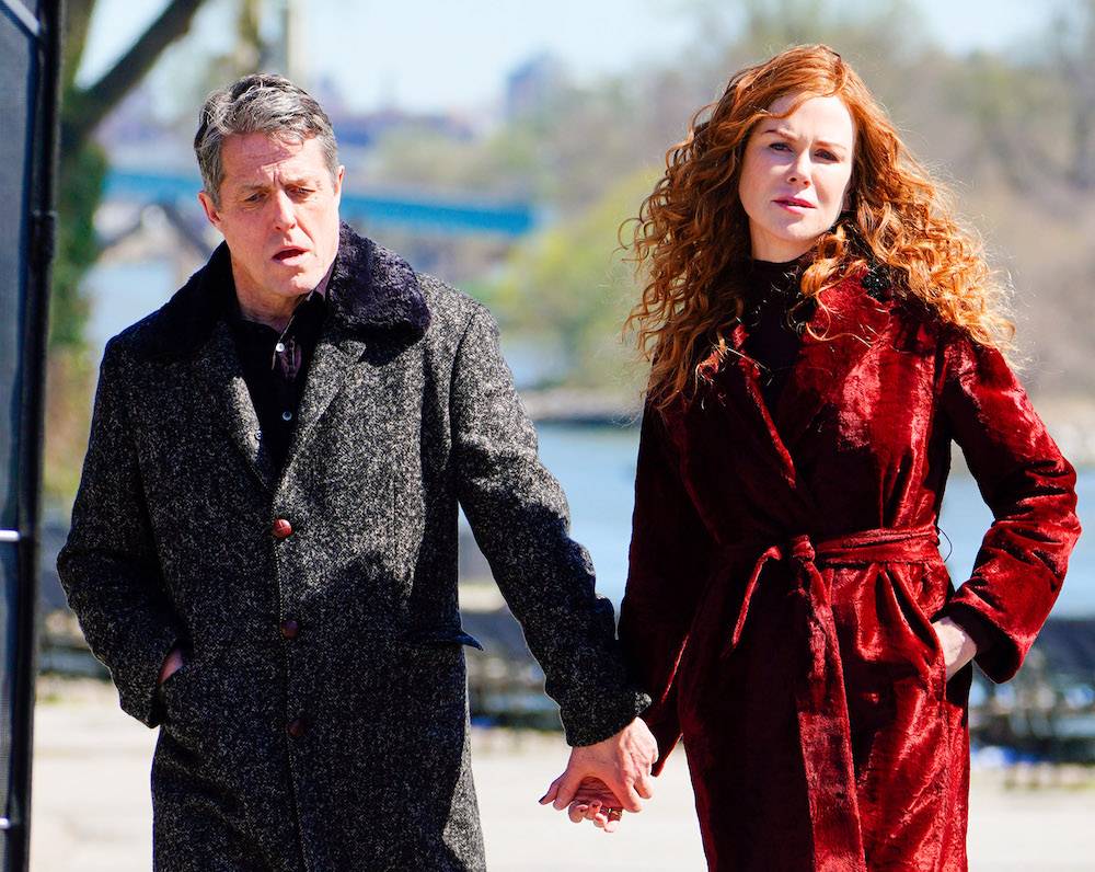 Hugh Grant i Nicole Kidman na planie (Fot. Getty Images)