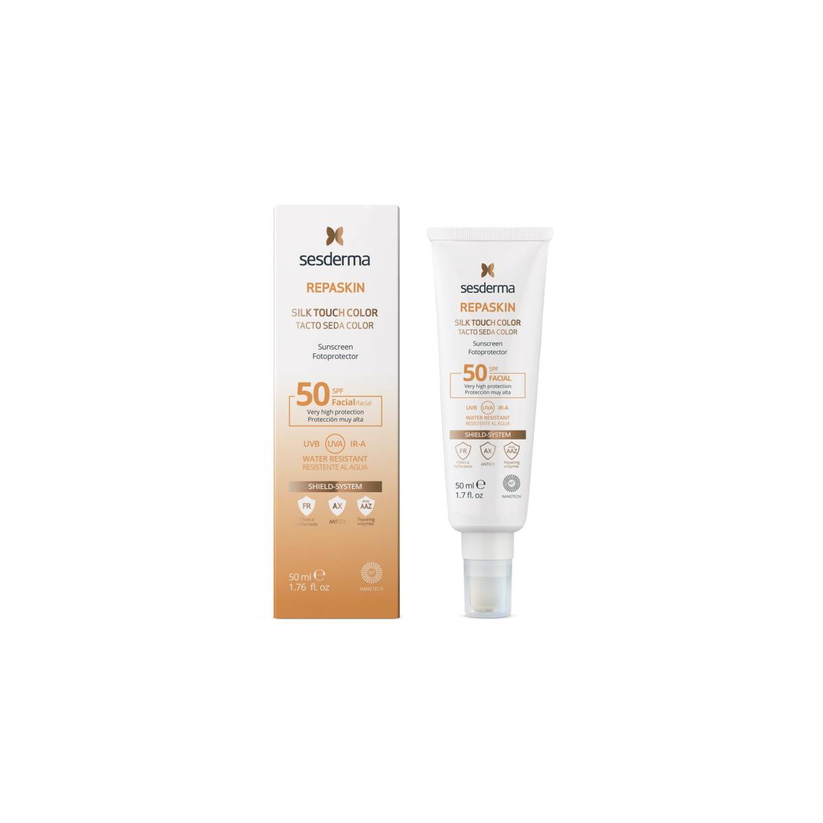 Sesderma Repaskin Fotoprotector SPF 50.