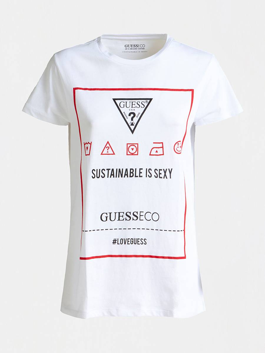 T-shirt z kolekcji GUESS ECO