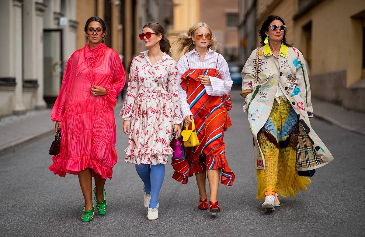 Street style tydzień mody w Sztokholmie wiosna-lato 2019