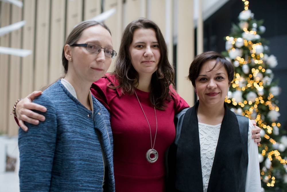 Katarzyna Zawada, Katerina Makarova i Olga Stefaniak (Fot. Luka Łukasiak)