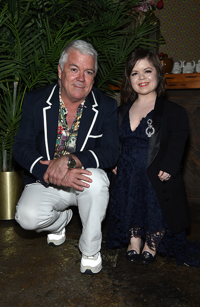 Tim Blanks i Sinead Burke (Fot. Dimitrios Kambouris, Getty Images)