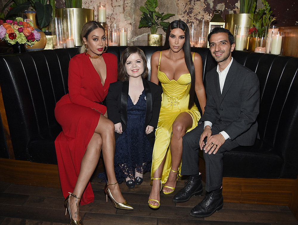 Lala Anthony, Sinead Burke, Kim Kardashian and Founder i Imran Amed (Fot. Dimitrios Kambouris, Getty Images)