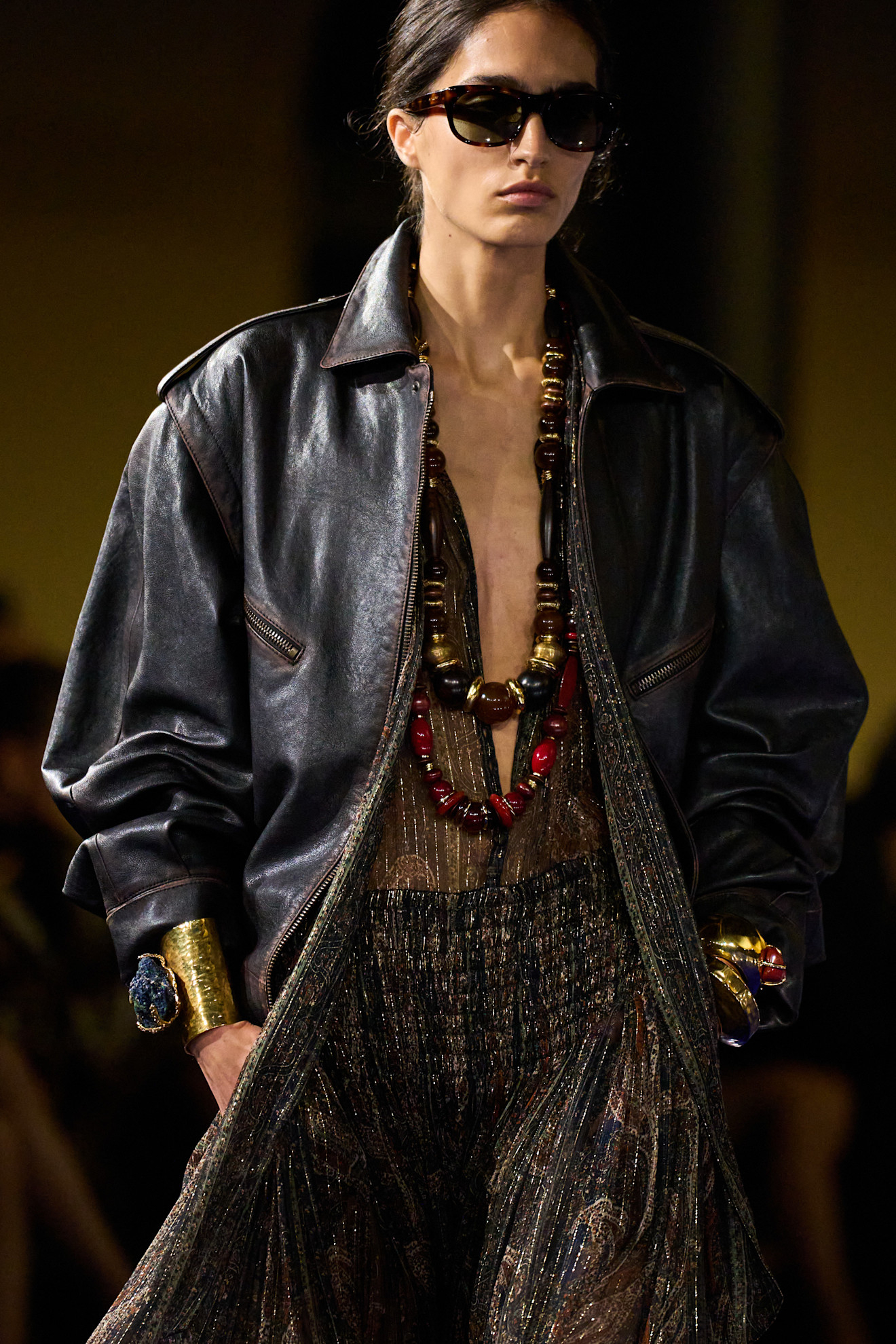 Saint Laurent wiosna-lato 2025 / Fot. Spotlight. Launchmetrics