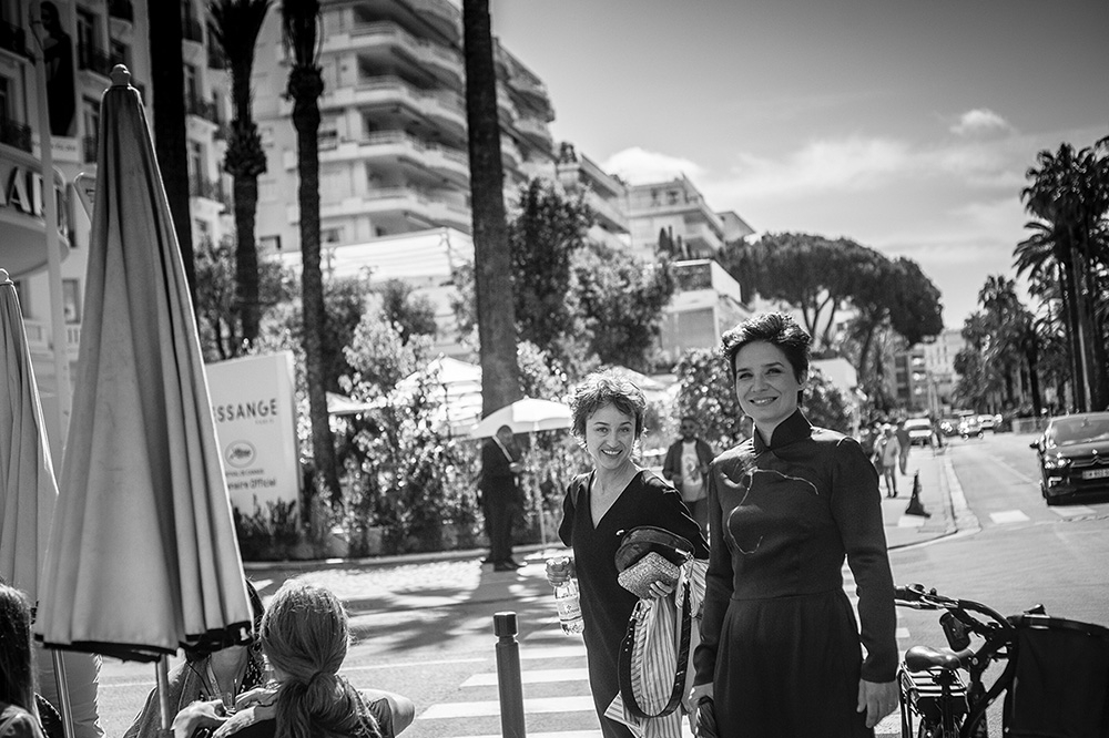 Agnieszka Smoczyńska i Gabriela Muskała w Cannes (Fot. Anna Nowakowska)