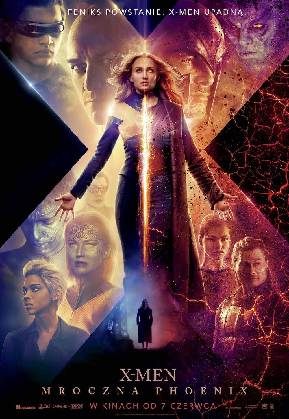 Plakat do filmu „X-Men: Mroczna Phoenix” (Fot. materiały prasowe)
