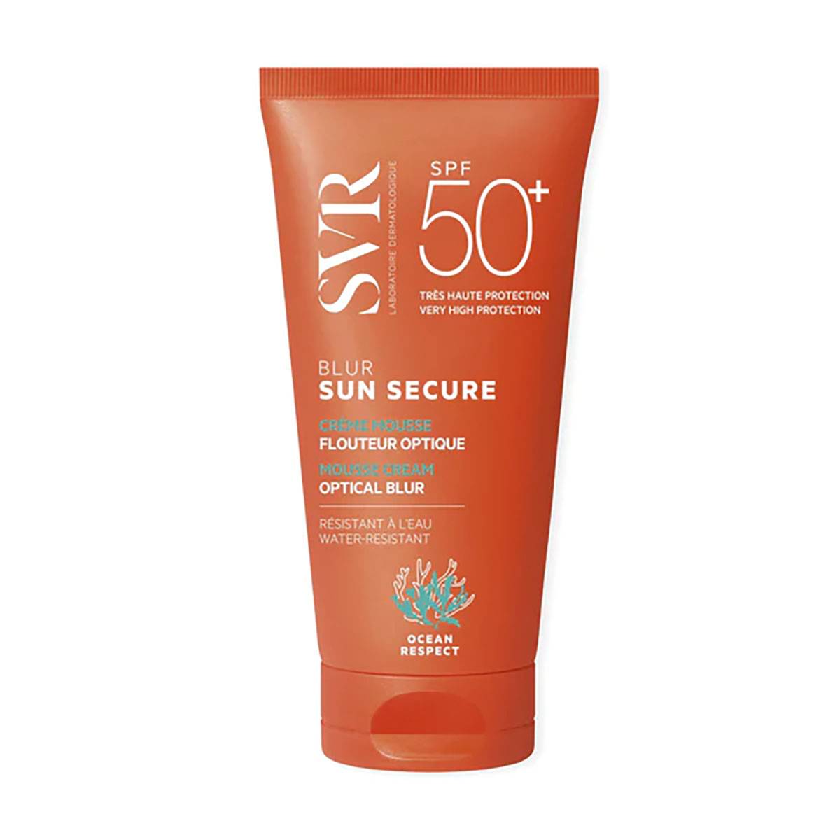 Bezzapachowy ochronny krem optycznie ujednolicający skórę SPF50+ SVR Sun Secure Blur Sans Parfum / SVR.pl, cena: 95,20 zł / (Fot. Materiały prasowe)