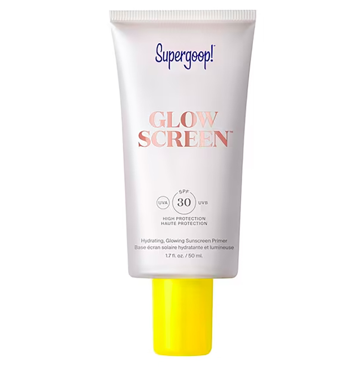 Filtr przeciwsłoneczny SPF 30 PA++ z kwasem hialuronowym Supergoop! Glow Screen / Sephora.pl, cena: 199 zł (Fot. Materiały prasowe)