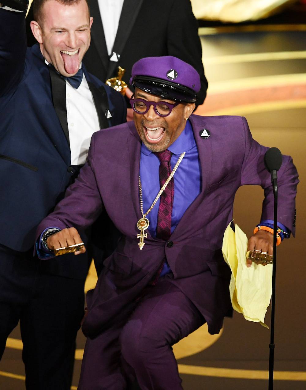 Spike Lee odbiera nagrodę (Fot. Getty Images)