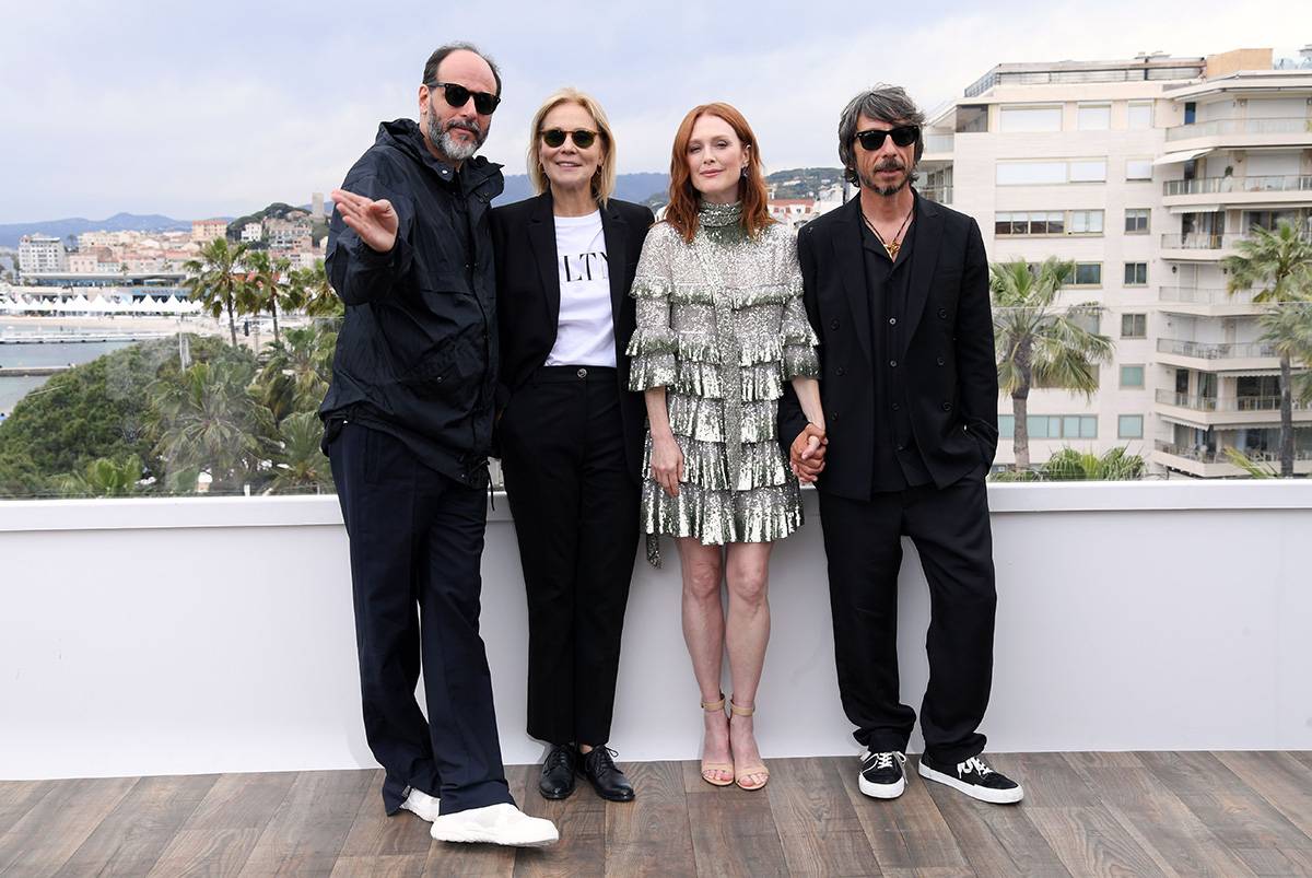 Luca Guadagnino, Marthe Keller, Julianne Moore i Pierpaolo Piccioli