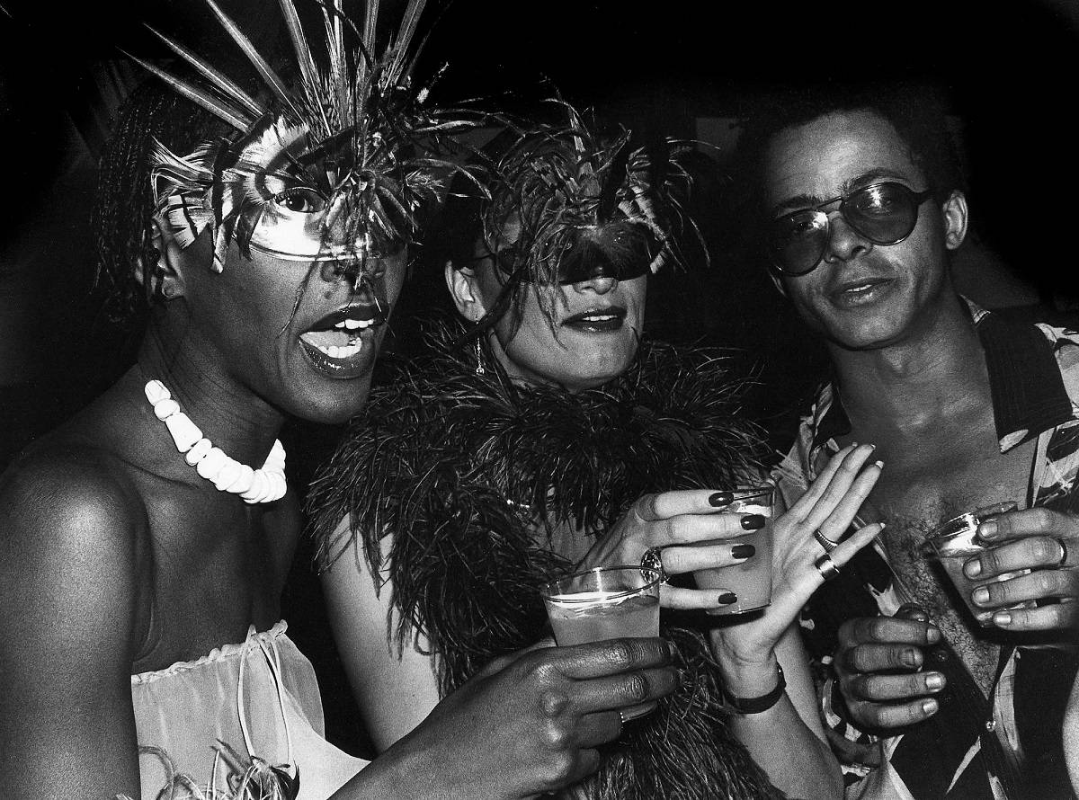 Bethann Hardison, Daniela Morera i Stephen Burrows w 1978 roku