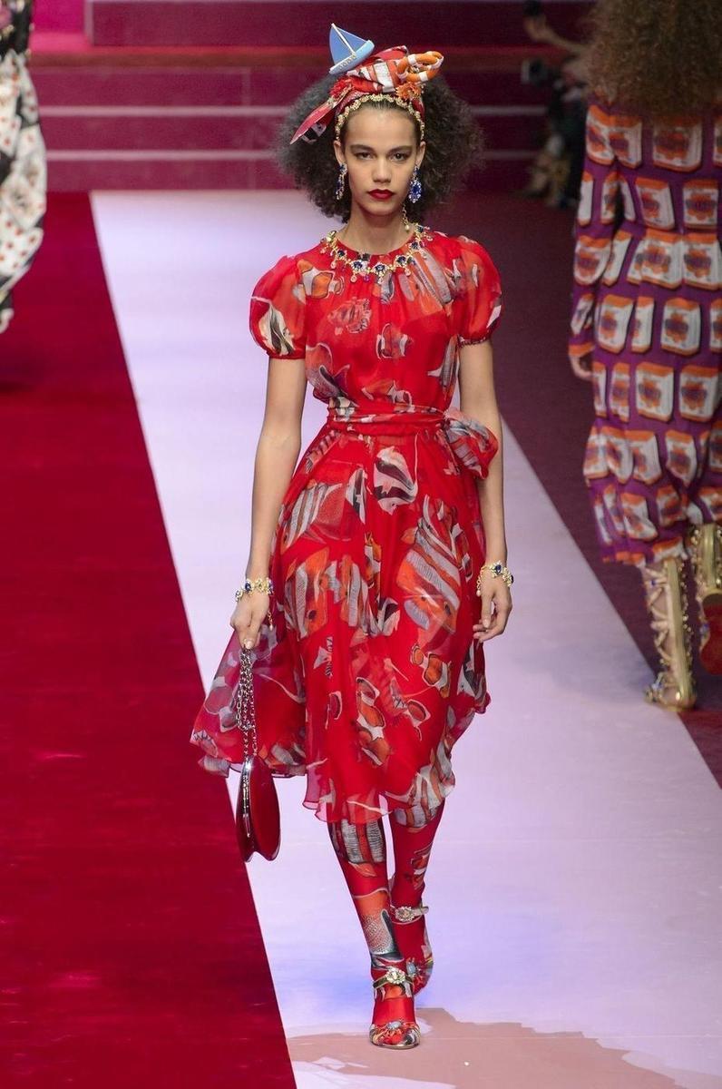 Dolce&Gabbana wiosna-lato 2018 (Fot. IMaxTree)