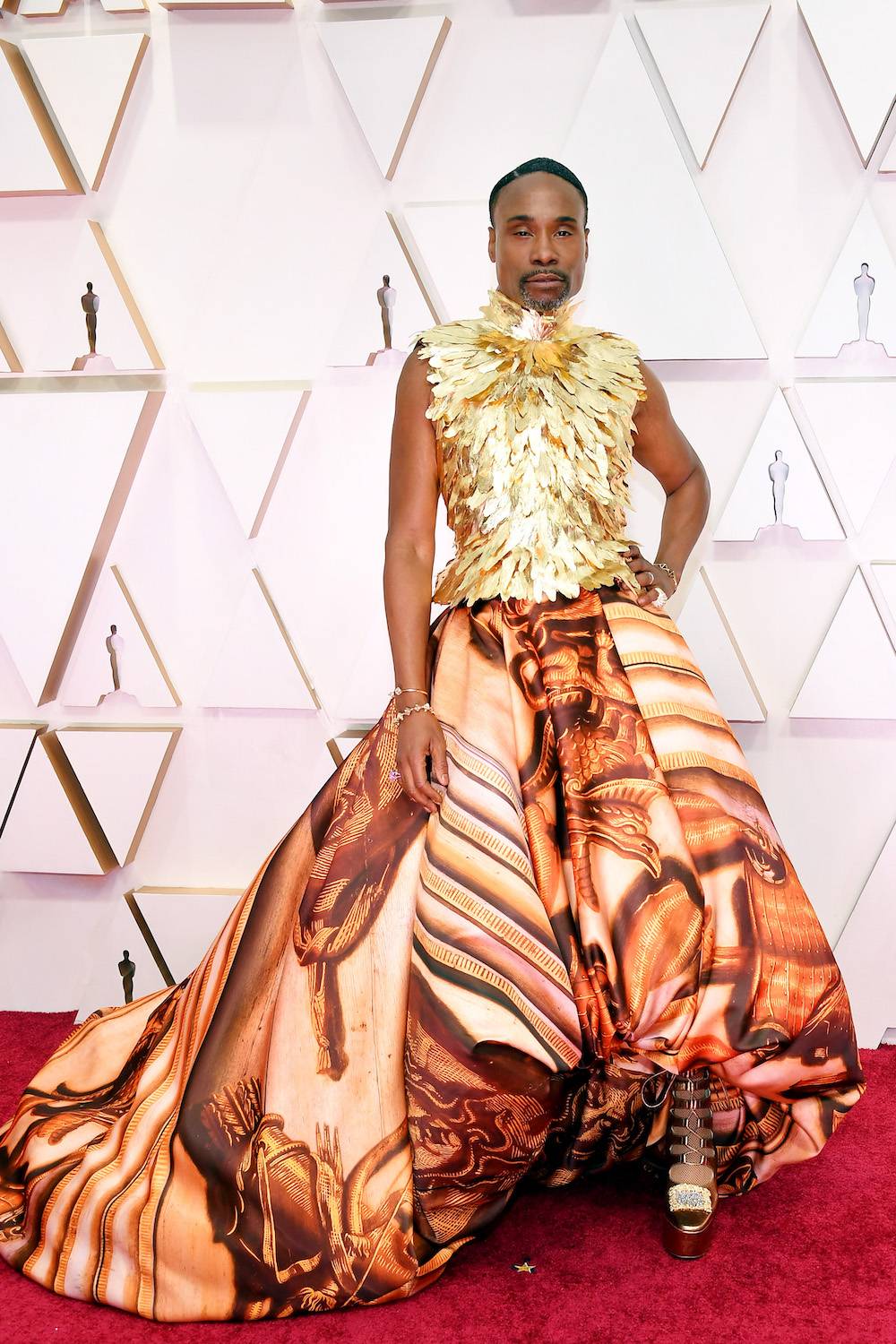 Billy Porter na 92. gali rozdania Oscarów (Fot. Getty Images)