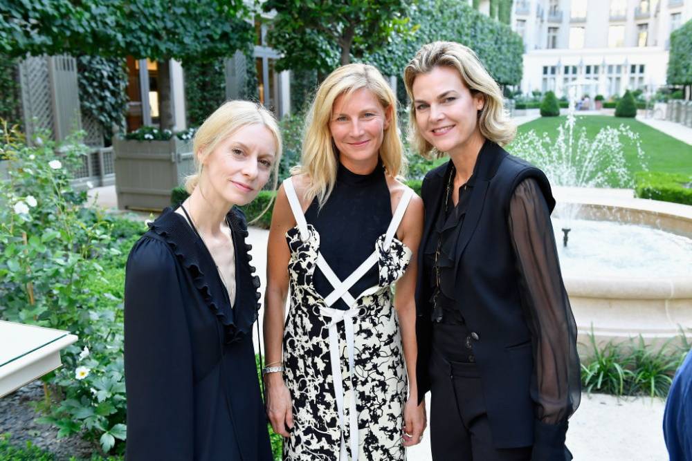 Od lewej: Suzanne Koller, Elizabeth Von Guttman i Anne-Sophie Von Claer w 2017 roku (Fot. Getty Images)