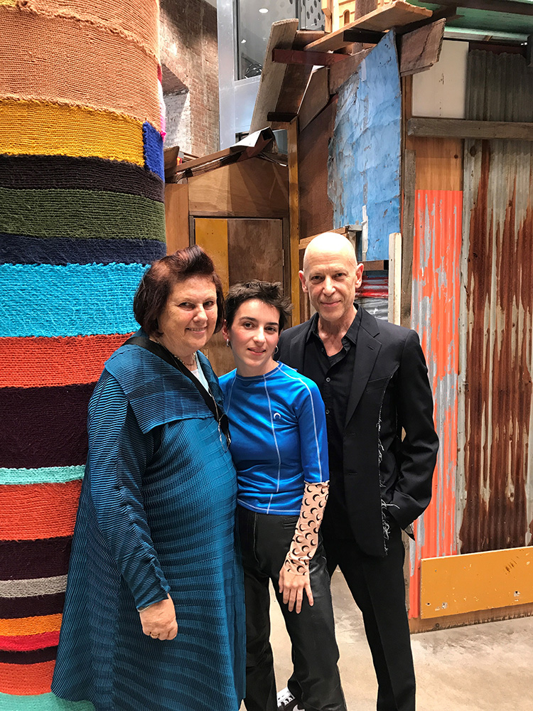 Suzy Menkes, Marie Serre and Adrian Joffe (Photo: @SUZYMENKESVOGUE)