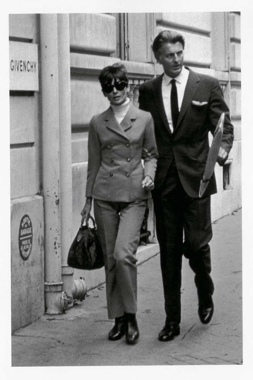 Hubert de Givenchy and Audrey Hepburn in Paris, 1960s (Photo: From the collection of Hubert de Givenchy)