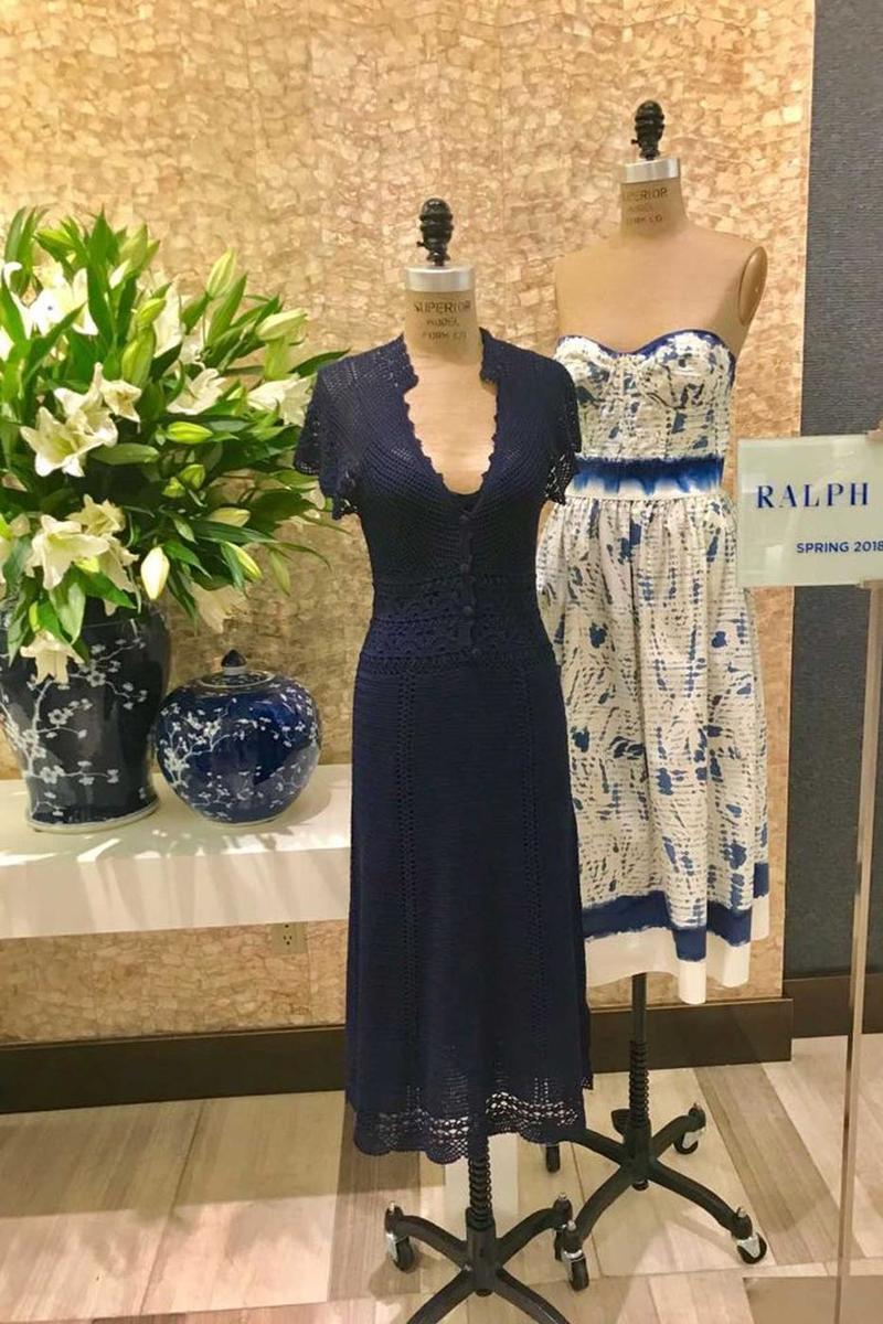 Ralph Lauren has embraced the See Now Buy Now phenomenon. At Saks Fifth Avenue, Ralph Laurens Spring/Summer 2018 collection was available just a few hours after its debut on the catwalk: Navy crochet dress, $2,390; strapless sundress, $2,290 (Photo: suzymenkesvogue)