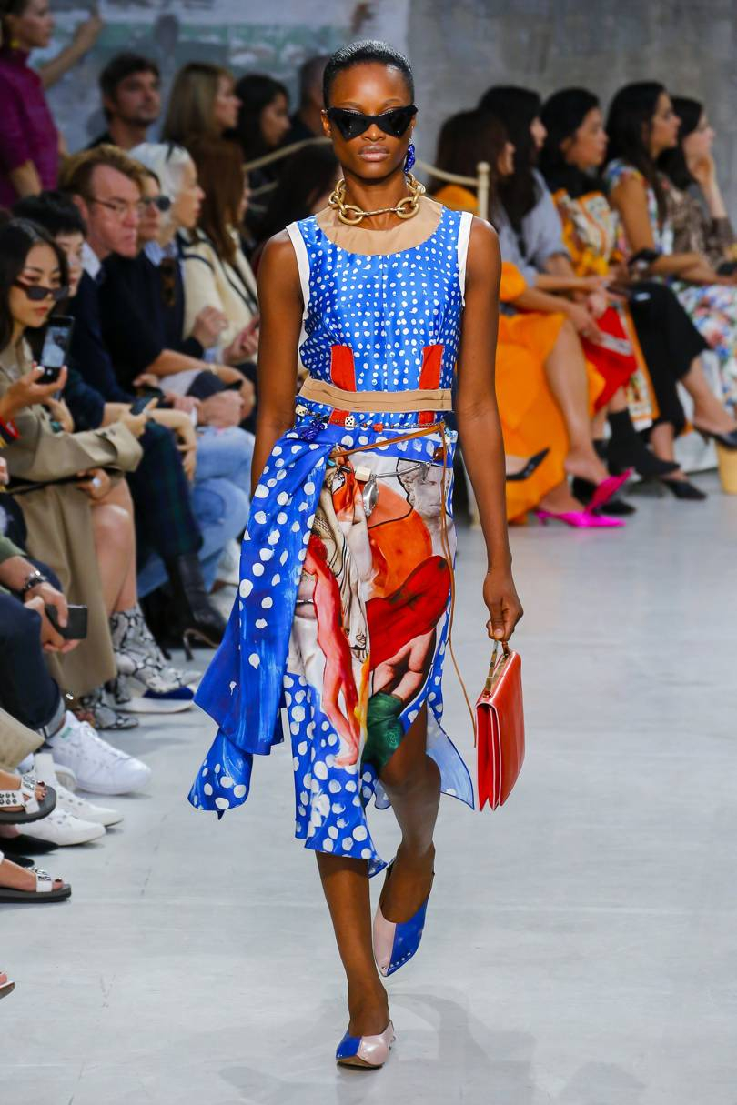 A carnival of colour at Marni for Spring/Summer 2019. Credit LUCA TOMBOLINI / INDIGITAL.TV
